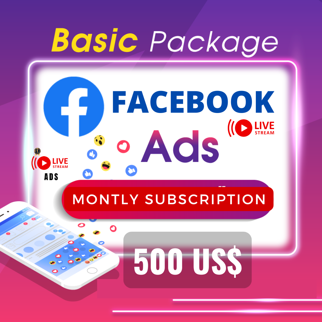 Facebook Live Stream Ads Basic Package